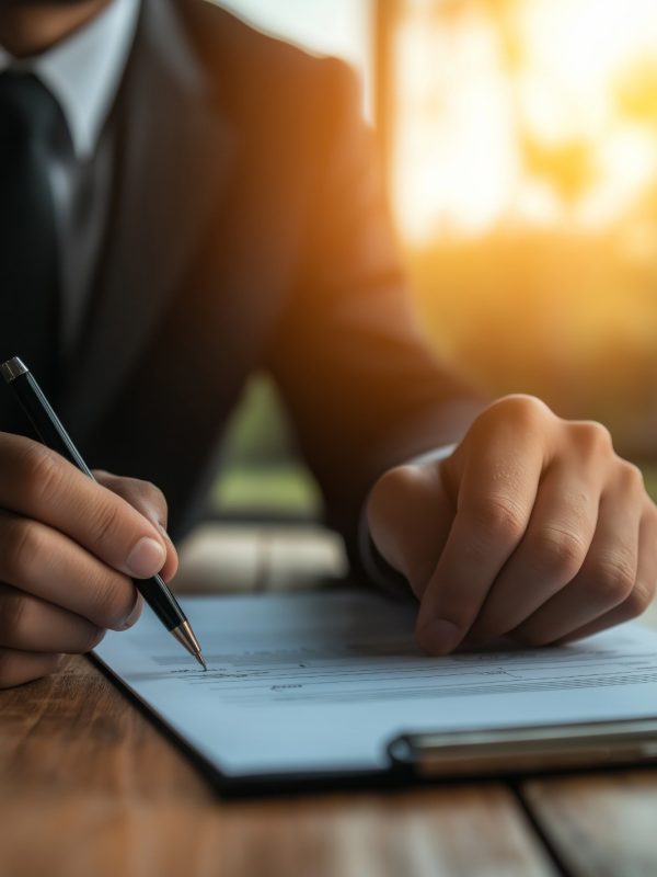 advogado escritorio escrevendo